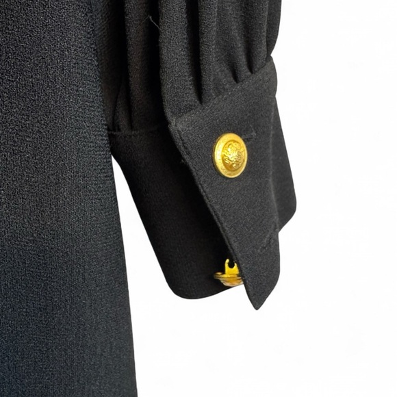 ROUIE DRESS BLACK BUTTON DETAIL MINI DRESS WOMAN 10 - Picture 8 of 10